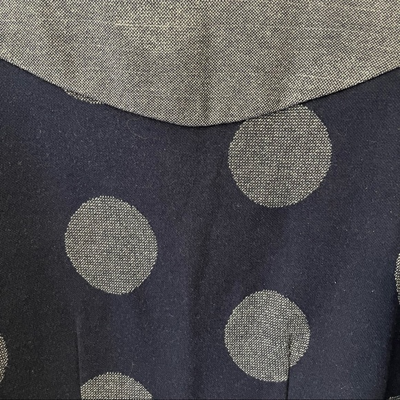 Anthropologie Postmark women’s polka dot long sleeve cropped sweater, small - Picture 6 of 8